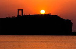 naxos sunset